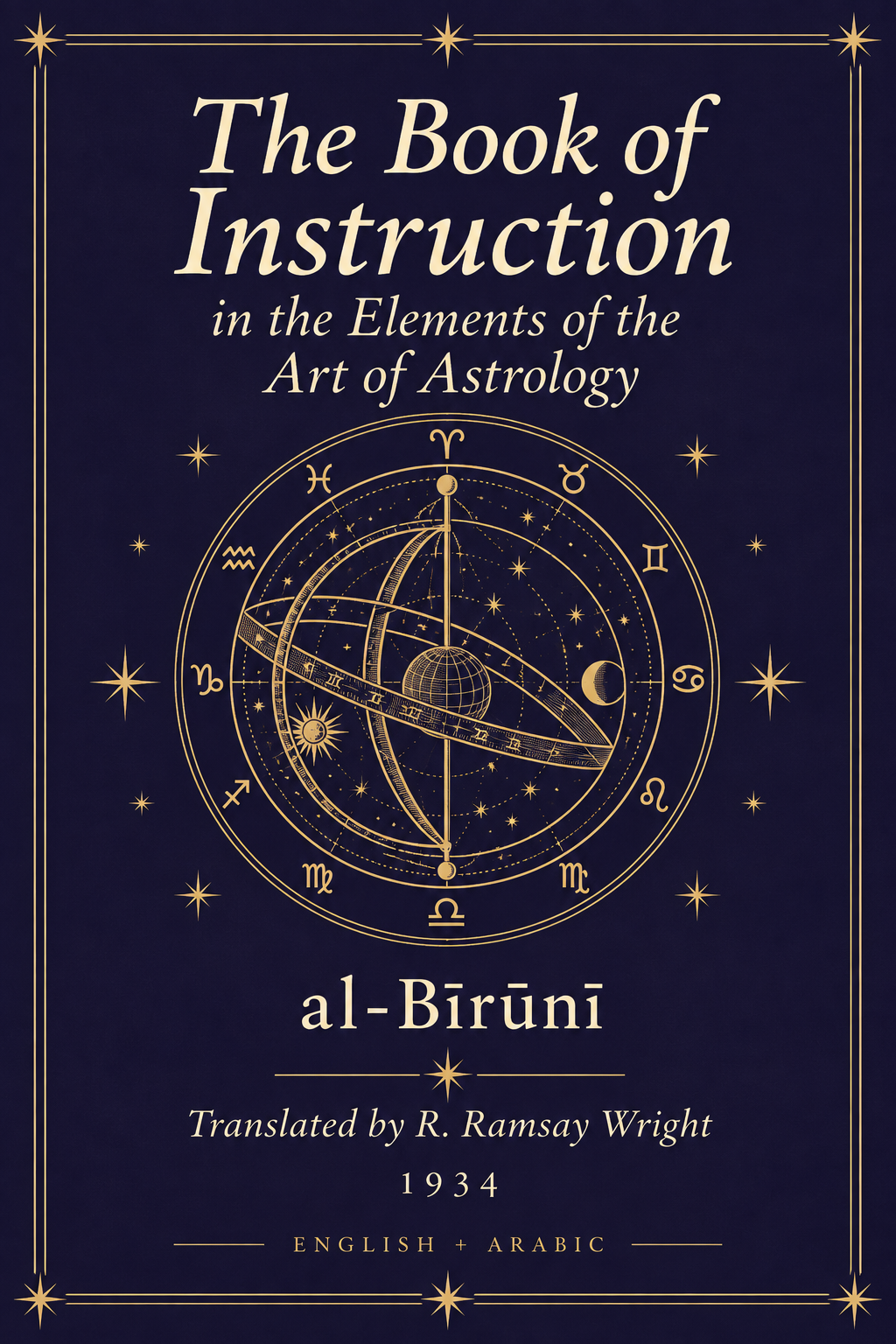 Portada de The Book of Instruction in the Elements of the Art of Astrology