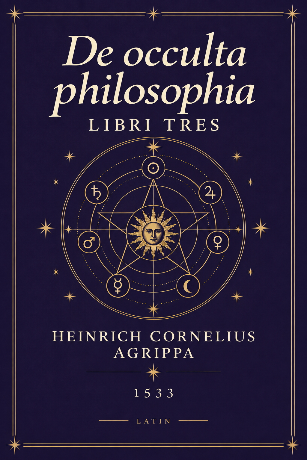 Portada de De occulta philosophia libri tres